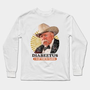 RETRO DIABEETUS I GOT THE SUGARS! Long Sleeve T-Shirt